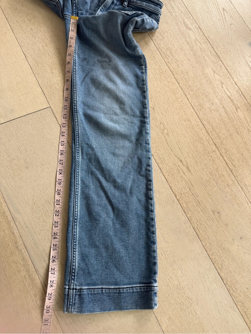 FAHERTY WOMEN'S TERRY PATCH POCKET JEANS 27 - Picture 8 of 8